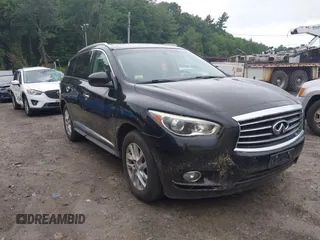 2015 Infiniti QX60 with VIN 5N1AL0MMXFC553802, listed as a IAAI auction lot 42703137 with 168,685 mi miles and . Bid and sale history available at DreamBid. Image 1.