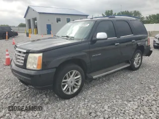 2005 Cadillac Escalade with VIN 1GYEK63N95R256161, listed as a Copart auction lot 63595825 with 129,075 mi miles and Salvage title. Bid and sale history available at DreamBid. Image 1.