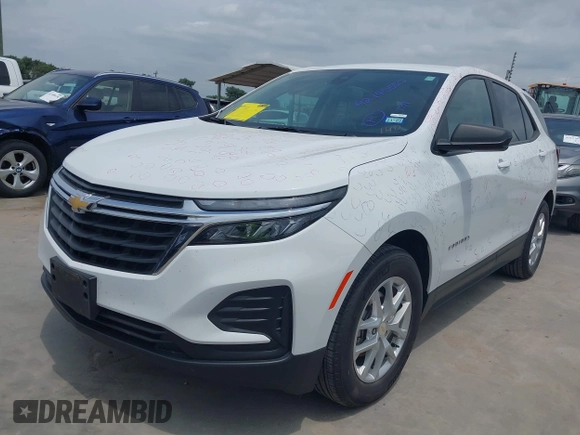 2022 Chevrolet Equinox LS z VIN 3GNAXHEV3NS222736, wystawiony jako IAAI lot #42140550 z przebiegiem 24 606 mil mil oraz . Historia ofert i sprzedaży dostępna na DreamBid. Obrazek 2.