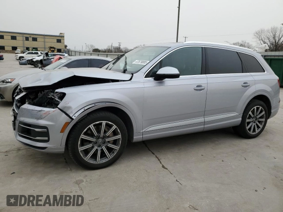 2017 Audi Q7 Premium Plus with VIN WA1LAAF72HD035349, listed as a Copart auction lot 47879885 with 110,383 mi miles and Salvage Title. Bid and sale history available at carsss.com. Image 1.