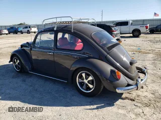 1967 Volkswagen Beetle with VIN 117142708, listed as a Copart auction lot 42380965 with 54,196 mi miles and Salvage Title. Bid and sale history available at DreamBid. Image 2.