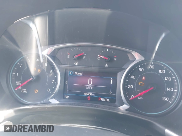 2020 Chevrolet Equinox LT with VIN 3GNAXUEV5LS533929, listed as a IAAI auction lot 41996159 with 46,466 mi miles and . Bid and sale history available at DreamBid. Image 7.