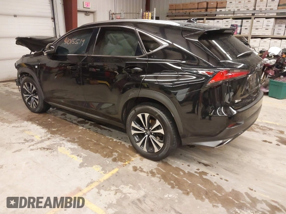 2020 Lexus NX with VIN JTJSARDZ5L2235082, listed as a IAAI auction lot 41015519 with 71,587 mi miles. Bid and sale history available at carsss.com. Image 3.