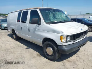 1998 Ford Econoline Cargo with VIN 1FTNS2421WHC08759, listed as a IAAI auction lot 42785005 with Not provided miles and . Bid and sale history available at DreamBid. Image 1.