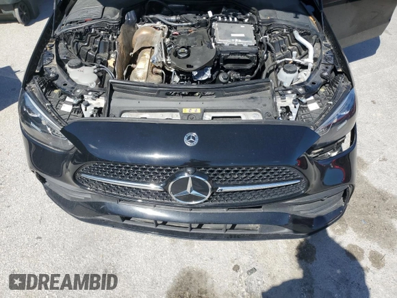 2024 Mercedes-Benz C 300 with VIN W1KAF4GB7RR174552, listed as a Copart auction lot 51789965 with 20,332 mi miles and Clean Title. Bid and sale history available at carsss.com. Image 11.