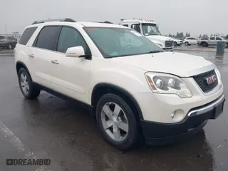 2012 GMC Acadia SLT1 with VIN 1GKKVRED2CJ361758, listed as a IAAI auction lot 41489213 with 69,623 mi miles. Bid and sale history available at carsss.com. Image 1.