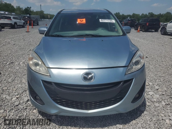 2012 Mazda 5 Touring with VIN JM1CW2CL5C0141969, listed as a Copart auction lot 62771735 with Not provided miles and Salvage title. Bid and sale history available at DreamBid. Image 5.