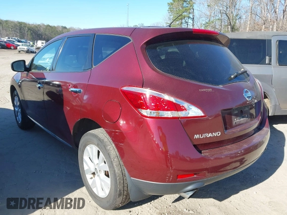 2011 Nissan Murano SL with VIN JN8AZ1MU9BW064877, listed as a IAAI auction lot 41694376 with 231,277 mi miles and . Bid and sale history available at carsss.com. Image 3.