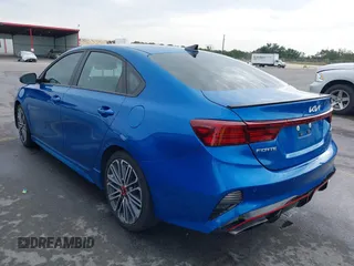 2022 Kia Forte GT with VIN 3KPF44AC1NE464699, listed as a IAAI auction lot 40966852 with 51,562 mi miles. Bid and sale history available at carsss.com. Image 3.
