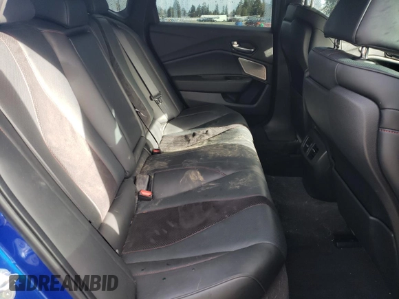 2023 Acura TLX Type S with VIN 19UUB7F06PA001753, listed as a Copart auction lot 48762215 with 30,879 mi miles and Salvage Title. Bid and sale history available at carsss.com. Image 10.