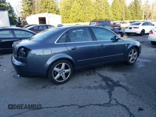 2004 Audi A4 3.0L with VIN WAULT68E64A179570, listed as a Copart auction lot 82654564 with 158,810 mi miles and Salvage Title. Bid and sale history available at carsss.com. Image 3.