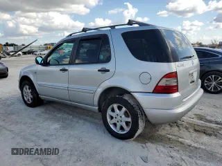 1999 Mercedes-Benz M-Class with VIN 4JGAB72E3XA101226, listed as a Copart auction lot 78209094 with 0 mi miles and Salvage Title. Bid and sale history available at carsss.com. Image 2.