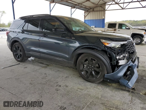 2024 Ford Explorer ST-Line z VIN 1FMSK7KH3RGA80716, wystawiony jako Copart lot #51123065 z przebiegiem 7 265 mil mil oraz Szkoda całkowita • Salvage title. Historia ofert i sprzedaży dostępna na DreamBid. Obrazek 4.