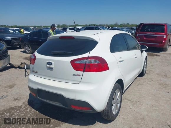 2013 Kia Rio SX with VIN KNADN5A30D6097807, listed as a IAAI auction lot 41958802 with 23,944 mi miles. Bid and sale history available at carsss.com. Image 4.