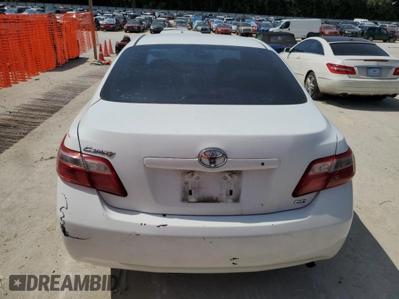 2007 Toyota Camry CE with VIN 4T1BE46K97U679677, listed as a Copart auction lot 55802055 with 305,885 mi miles and Clean Title. Bid and sale history available at DreamBid. Image 6.