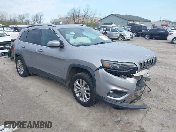 2019 Jeep Cherokee Latitude with VIN 1C4PJLCB6KD159997, listed as a IAAI auction lot 42102904 with 72,064 mi miles and . Bid and sale history available at carsss.com. Image 1.