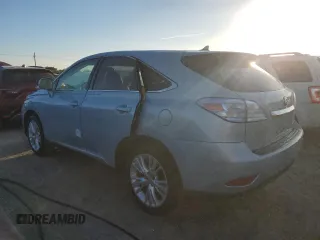2012 Lexus RX 450h with VIN JTJZB1BA9C2006141, listed as a Copart auction lot 74452404 with Not provided miles and Salvage title. Bid and sale history available at DreamBid. Image 2.