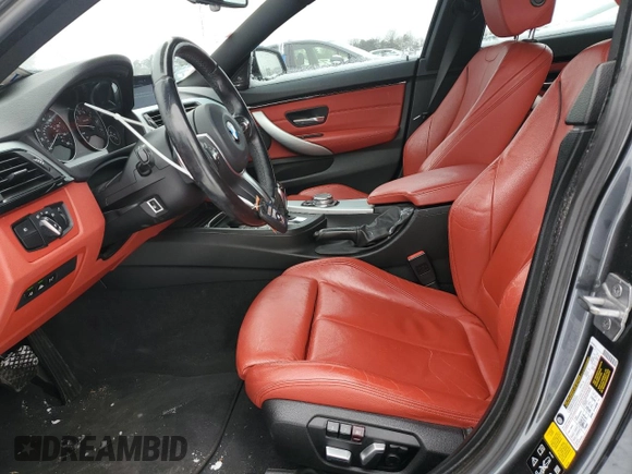 2016 BMW 4 Series 428i xDrive with VIN WBA4C9C59GG141121, listed as a Copart auction lot 45230225 with 103,576 mi miles and Salvage Title. Bid and sale history available at DreamBid. Image 7.