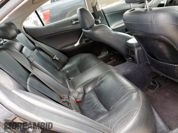 2012 Lexus IS 250 with VIN JTHBF5C26C5166479, listed as a Copart auction lot 62152895 with 183,147 mi miles and Salvage title. Bid and sale history available at DreamBid. Image 10.
