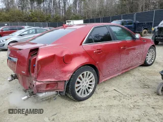 2012 Cadillac CTS Premium with VIN 1G6DS5E30C0105995, listed as a Copart auction lot 45369675 with 97,812 mi miles and Salvage Title. Bid and sale history available at DreamBid. Image 3.
