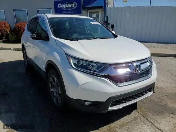 2019 Honda CR-V EX with VIN 2HKRW2H51KH643903, listed as a Copart auction lot 52140275 with 48,825 mi miles and Salvage Title. Bid and sale history available at carsss.com. Image 14.