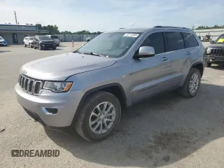 2021 Jeep Grand Cherokee Laredo E with VIN 1C4RJEAG1MC813140, listed as a Copart auction lot 55114385 with 39,858 mi miles and Salvage title. Bid and sale history available at DreamBid. Image 1.