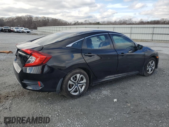2017 Honda Civic Sedan LX with VIN 2HGFC2F59HH503549, listed as a Copart auction lot 44167375 with 95,743 mi miles and Salvage Title. Bid and sale history available at carsss.com. Image 3.
