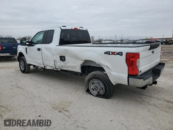 2021 Ford Super Duty F-250 SRW XL with VIN 1FT7X2B66MED49955, listed as a Copart auction lot 43627115 with 25,367 mi miles and Salvage Title. Bid and sale history available at carsss.com. Image 2.