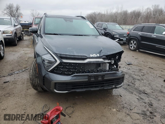 2024 Kia Sportage X-Line with VIN 5XYK6CDF3RG197941, listed as a Copart auction lot 44265665 with 8,025 mi miles and Salvage Title. Bid and sale history available at carsss.com. Image 5.