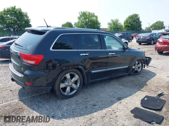 2011 Jeep Grand Cherokee Overland with VIN 1J4RR6GT3BC574037, listed as a IAAI auction lot 42411532 with 158,765 mi miles and . Bid and sale history available at DreamBid. Image 4.