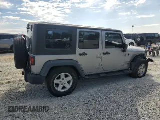 2014 Jeep Wrangler Unlimited Sport with VIN 1C4HJWDG6EL318799, listed as a Copart auction lot 46329325 with 90,111 mi miles and Salvage Title. Bid and sale history available at carsss.com. Image 3.