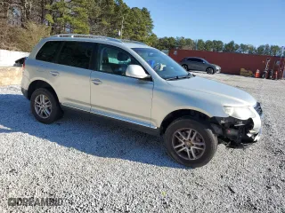 2008 Volkswagen Touareg 2 V6 with VIN WVGBE77L28D065600, listed as a Copart auction lot 43466525 with 188,341 mi miles and Salvage Title. Bid and sale history available at carsss.com. Image 4.