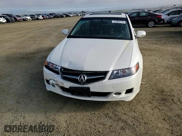 2006 Acura TSX with VIN JH4CL96826C036817, listed as a Copart auction lot 57084175 with 80,646 mi miles and Salvage title. Bid and sale history available at DreamBid. Image 13.
