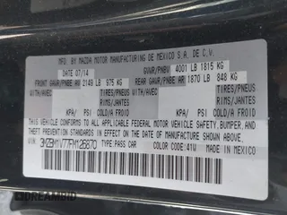 2015 Mazda Mazda3 i Touring with VIN 3MZBM1V77FM126870, listed as a IAAI auction lot 40547647 with 146,901 mi miles. Bid and sale history available at carsss.com. Image 9.