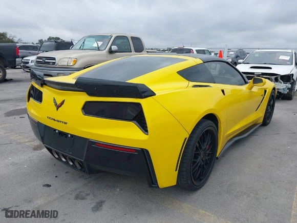 2014 Chevrolet Corvette Stingray 3LT with VIN 1G1YF2D76E5121803, listed as a IAAI auction lot 41520814 with 95,338 mi miles. Bid and sale history available at carsss.com. Image 4.