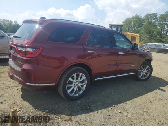 2019 Dodge Durango Citadel with VIN 1C4RDHEG0KC616427, listed as a Copart auction lot 69182504 with 56,091 mi miles and Salvage Title. Bid and sale history available at DreamBid. Image 3.