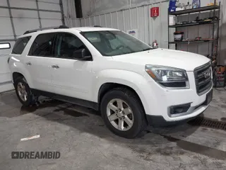 2014 GMC Acadia SLE with VIN 1GKKRNED6EJ202757, listed as a IAAI auction lot 41928884 with 166,390 mi miles and . Bid and sale history available at carsss.com. Image 1.