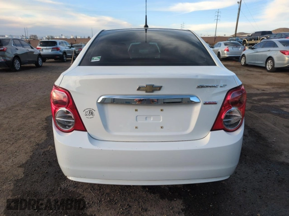 2013 Chevrolet Sonic LT with VIN 1G1JC5SB9D4162563, listed as a Copart auction lot 49792445 with 78,335 mi miles and Clean Title. Bid and sale history available at DreamBid. Image 6.