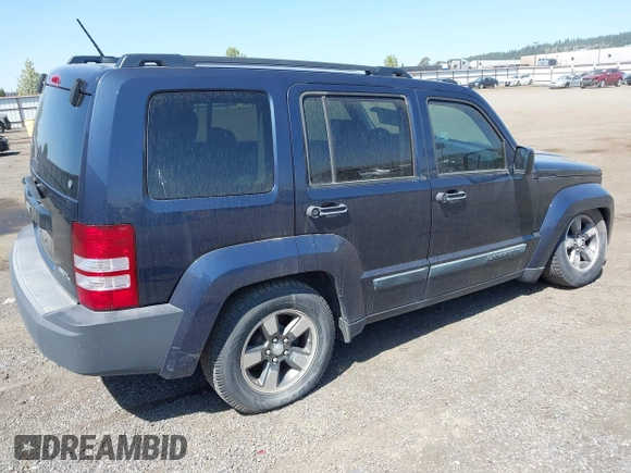2008 Jeep Liberty Sport with VIN 1J8GN28KX8W286197, listed as a IAAI auction lot 36071505 with 172,751 mi miles. Bid and sale history available at carsss.com. Image 4.
