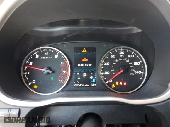 2022 Mitsubishi Eclipse Cross SE with VIN JA4ASWAA4NZ049837, listed as a Copart auction lot 58175705 with 35,459 mi miles and Salvage title. Bid and sale history available at DreamBid. Image 9.