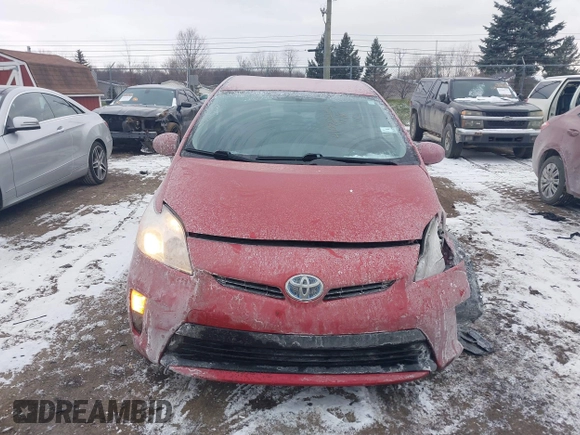 2012 Toyota Prius One with VIN JTDKN3DU1C5429857, listed as a IAAI auction lot 41072254 with 107,418 mi miles. Bid and sale history available at carsss.com. Image 12.
