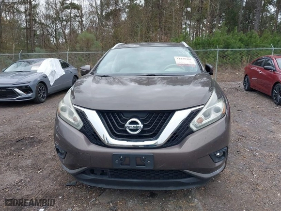 2015 Nissan Murano SL with VIN 5N1AZ2MG8FN284191, listed as a IAAI auction lot 41238481 with 83,902 mi miles. Bid and sale history available at carsss.com. Image 12.