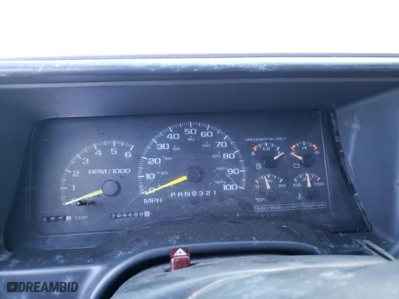 1999 Chevrolet Tahoe Z71 with VIN 1GNEK13R5XJ525230, listed as a Copart auction lot 76624504 with 204,489 mi miles and Salvage Title. Bid and sale history available at carsss.com. Image 9.