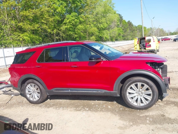 2021 Ford Explorer Limited with VIN 1FMSK7FH8MGB67160, listed as a IAAI auction lot 42030076 with 44,760 mi miles. Bid and sale history available at carsss.com. Image 14.