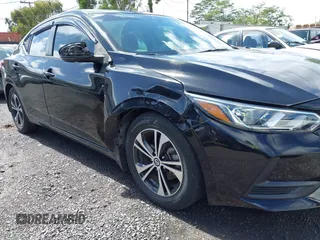 2020 Nissan Sentra SV with VIN 3N1AB8CV6LY215500, listed as a IAAI auction lot 41778106 with 24,981 mi miles and . Bid and sale history available at DreamBid. Image 6.