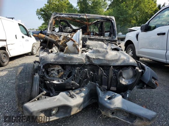 2019 Jeep Wrangler Unlimited Sport S with VIN 1C4HJXDN9KW636706, listed as a Copart auction lot 53625215 with Not provided miles and Non repairable. Bid and sale history available at DreamBid. Image 5.