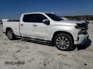 2019 Chevrolet Silverado 1500 High Country with VIN 1GCUYHEL9KZ239315, listed as a Copart auction lot 45550645 with 50,949 mi miles and Salvage Title. Bid and sale history available at carsss.com. Image 4.