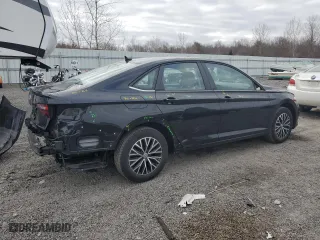 2020 Volkswagen Jetta S with VIN 3VWCB7BUXLM025163, listed as a Copart auction lot 48205245 with 59,494 mi miles and Salvage Title. Bid and sale history available at carsss.com. Image 3.