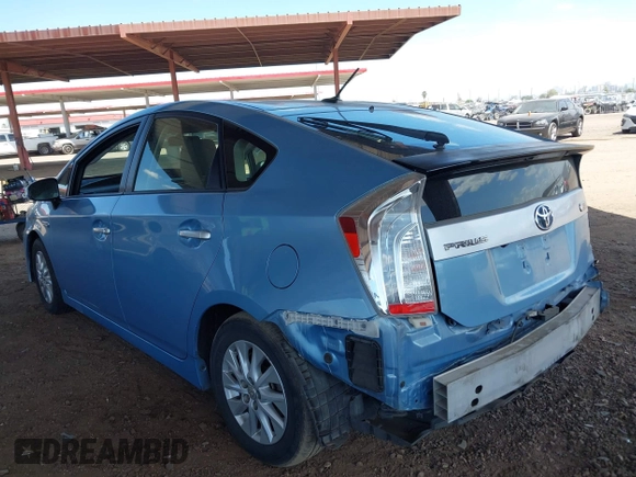 2012 Toyota Prius with VIN JTDKN3DP2C3016321, listed as a IAAI auction lot 42078643 with 357,399 mi miles and . Bid and sale history available at DreamBid. Image 3.