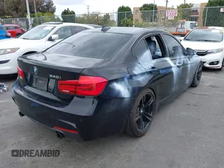 2017 BMW 3 Series 340i with VIN WBA8B3G57HNU35013, listed as a IAAI auction lot 42052820 with 98,113 mi miles and . Bid and sale history available at carsss.com. Image 4.